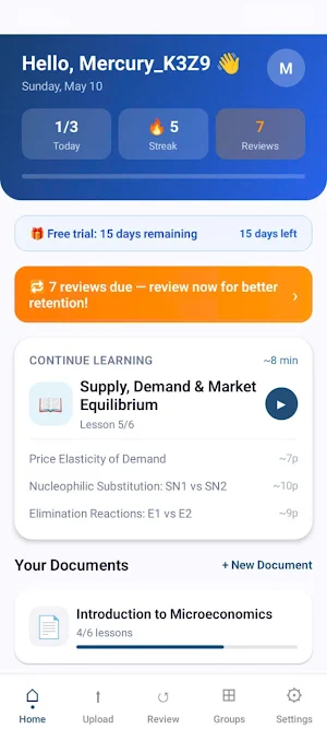Mercury Learn Screenshot 0