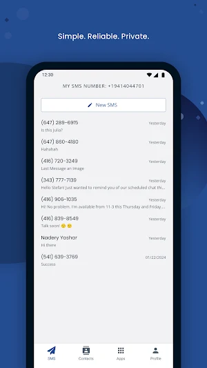 Sangoma SMS Screenshot 0