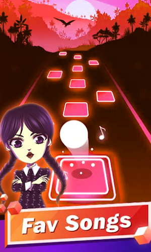 Tiles Wednesday Addams Skibidi Screenshot 3