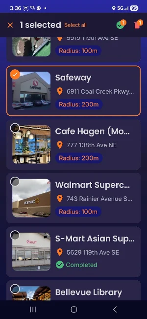 NeuraCue — Location Reminders Screenshot 1