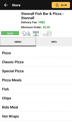 Stonnall Fish Bar & Pizza Screenshot 1