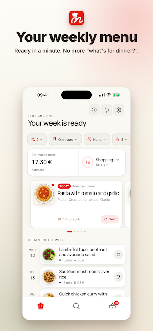 Menú Semanal: Meal Planner Screenshot 0
