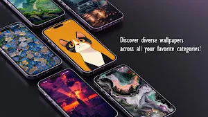 Ohmywall: AI 4K Wallpapers Screenshot 1