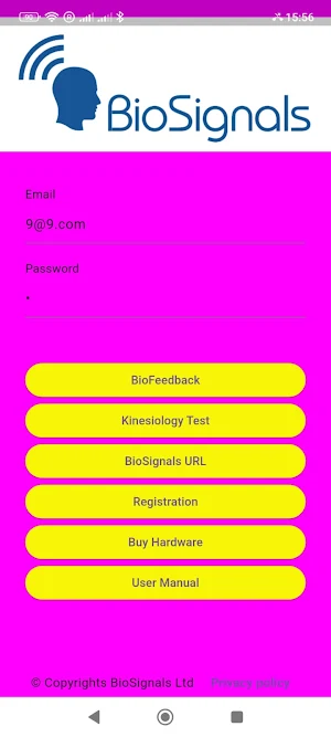 BioSignals Trainer Screenshot 1