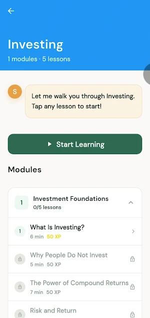 Learn Finance Screenshot 1