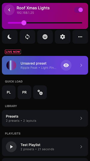 WLED+ Screenshot 1