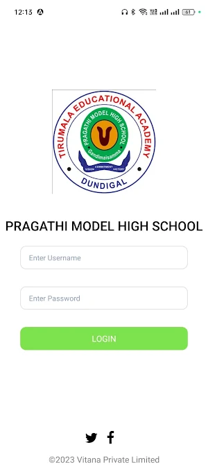 PRAGATHI MODEL HIGH SCHOOL Screenshot 0