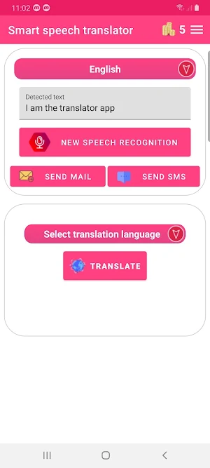 Smart speech translator Screenshot 3