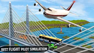 Flying Plane Flight Simulator 3D Screenshot 0