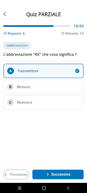 Quiz Radioamatori Screenshot 1