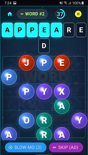 Word Tap – Search Letters Screenshot 1