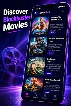 Movie Blast : Watch TV&short Screenshot 1
