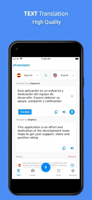 Voice Translator & Photo Scan Screenshot 2
