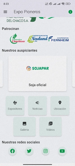 Expo Pioneros Screenshot 1
