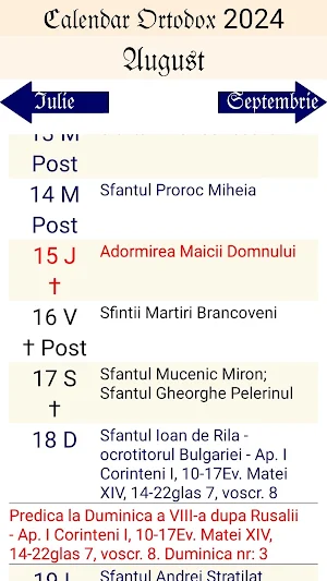 Calendar Ortodox 2024 Screenshot 1