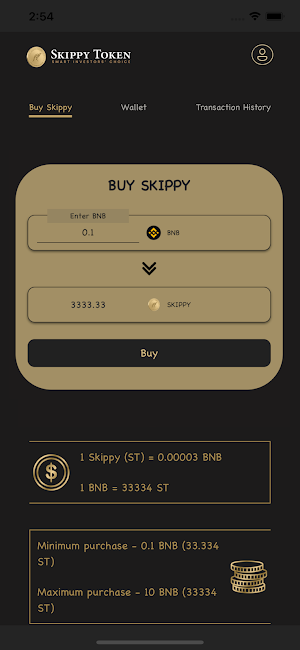 Skippy Wallet Screenshot 2