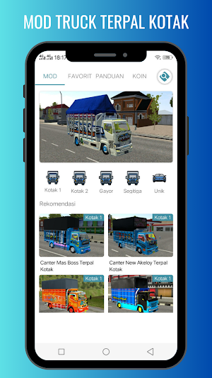 Mod Bussid Truck Terpal Kotak Screenshot 2