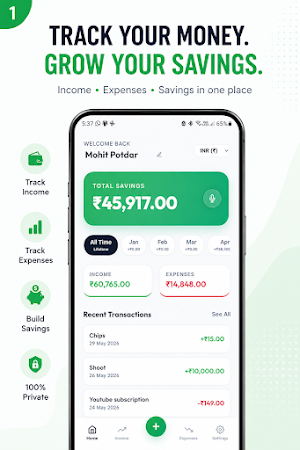 My Savings Tracker Screenshot 0