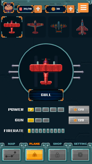 Hamster Air Fight: shooter Screenshot 1