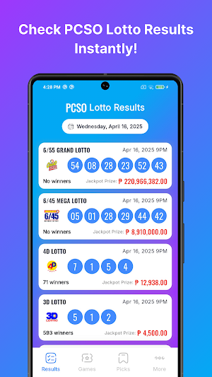 Lotto Results PH Screenshot 0