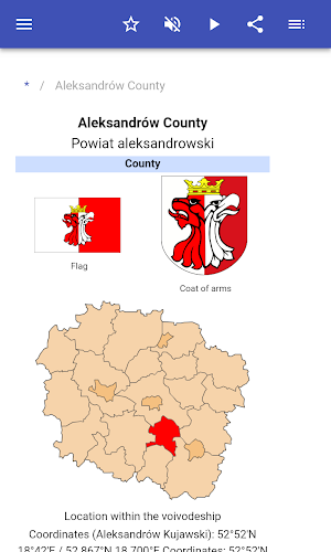 Districts in Poland Screenshot 1