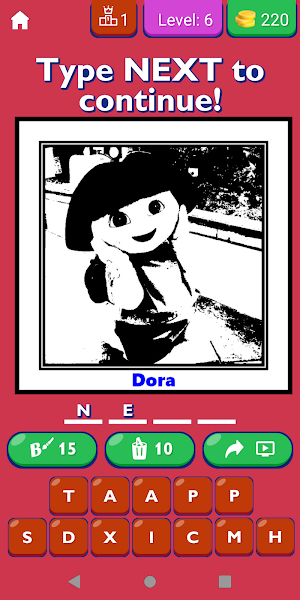 Cartoon Silhouette Quiz Answer Screenshot 0
