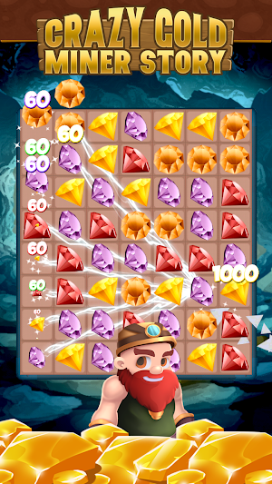Ultimate Gold Rush: Match 3 Screenshot 1