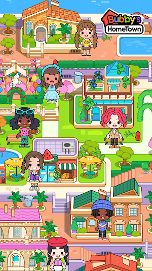 Bubby's Dollhouse Summer Town Screenshot 2