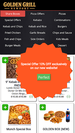 Golden Grill Pizza Newport Screenshot 1