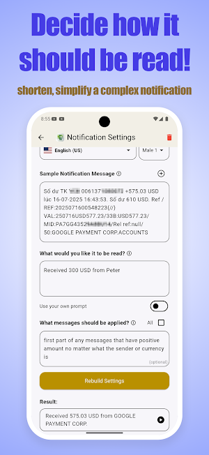 AI Read Aloud Notification screenshot 2