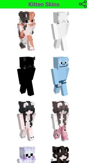 Kitten Skins For Minecraft Screenshot 1