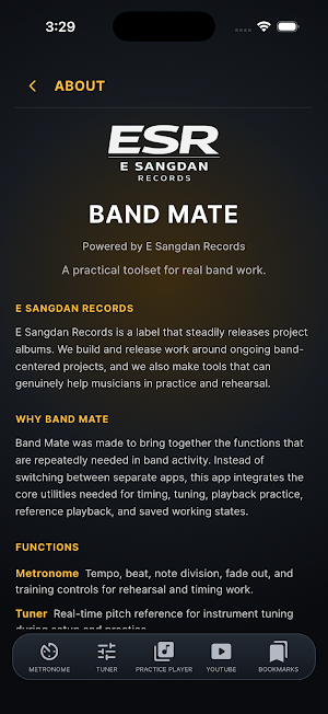 Band Mate: Music Practice Screenshot 2