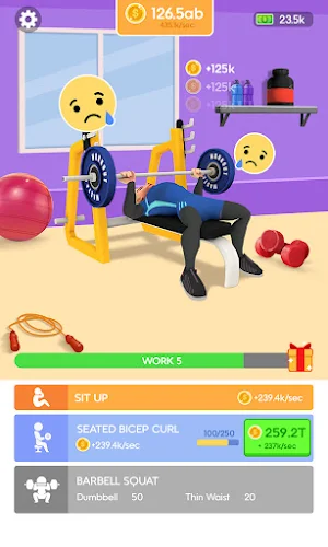 Idle Workout: Body Race Screenshot 0