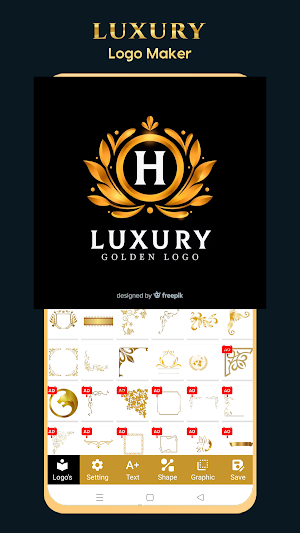 Luxury Logo Maker, Logo Design Screenshot 0