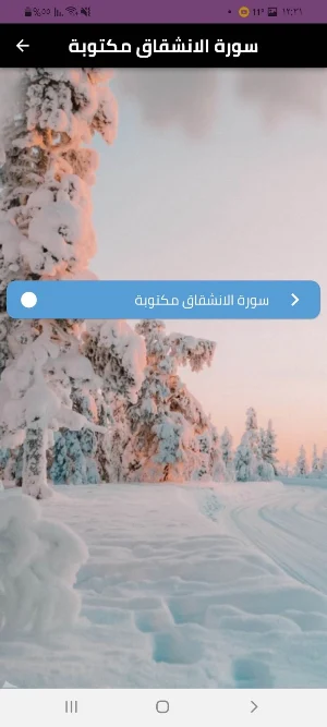 سورة الانشقاق Screenshot 3
