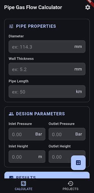 Pipe Gas Flow Screenshot 0
