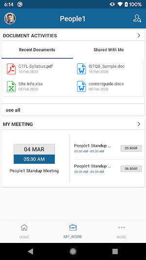 PeopleOne Proto Screenshot 1