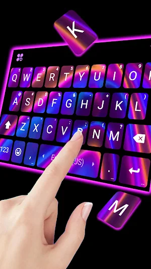 Laser Live 4K Keyboard Background Screenshot 2