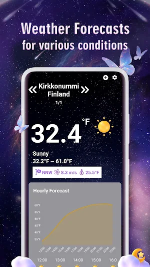 Sky Cast：Weather forecast Screenshot 1