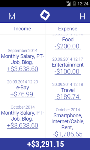CashCube Pro Expense & Income Screenshot 1