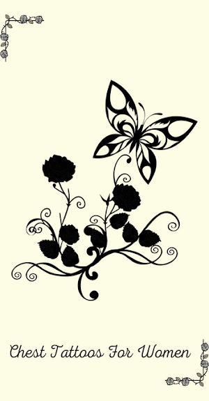 Chest Tattoos For Women Screenshot 1