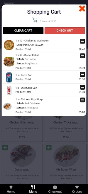 Rhondda Takeaway Ystrad Screenshot 1