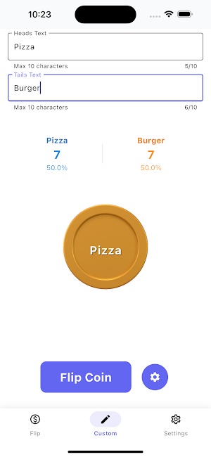 Coin Flip Screenshot 1