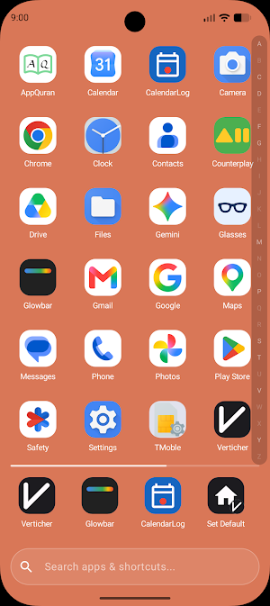 Verticher - Vertical Launcher Screenshot 1