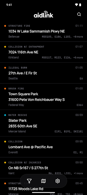 Aidlink: Live Fire & EMS Screenshot 0