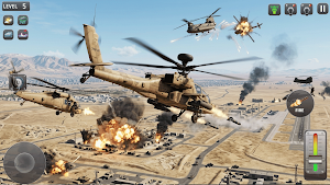 War Helicopter Flight Game Screenshot 2