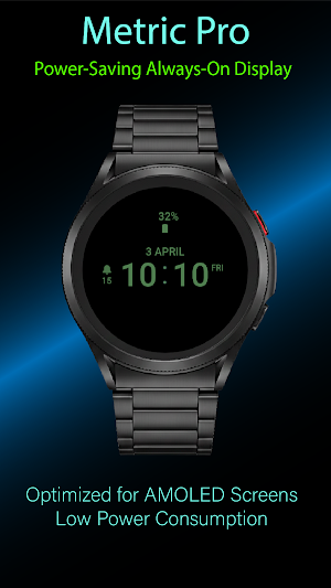 Metric Pro: Watch Face Wear OS Screenshot 2