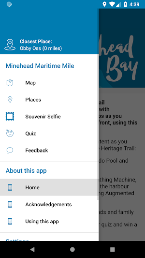 Minehead Maritime Mile Heritage Trail Screenshot 2