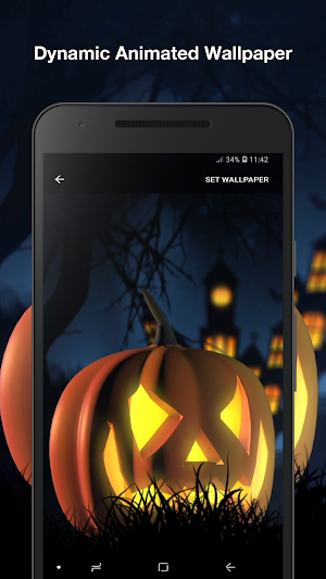 Halloween Night Live Wallpaper Screenshot 1