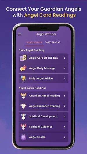 Angel Reading Cards Screenshot 1